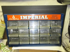Vintage Imperial Brass Fittings Auto Parts Store Display 1960"s ?