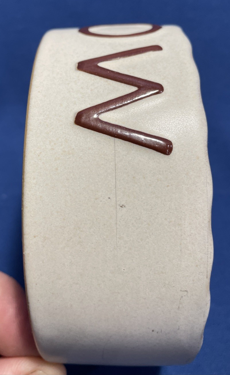 Pet Bowl Dish for Cat By Every Yay Water Food 1.2 Cup New MEOW Bowl Food Bowl