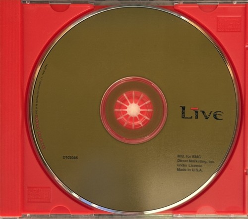 Live : Throwing Copper CD 1994 Like New FREE SHIPPING - Picture 3 of 3