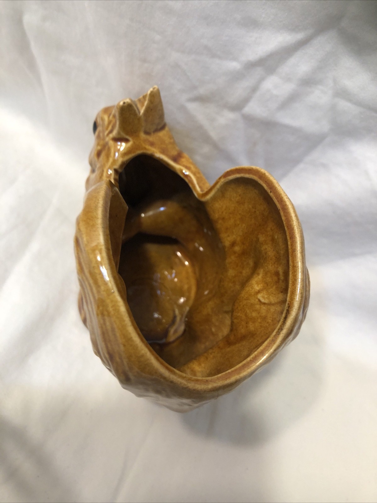 Vintage Original McCoy Squirrel Planter, Cute LQQK 4 1/4"   High Mid Century