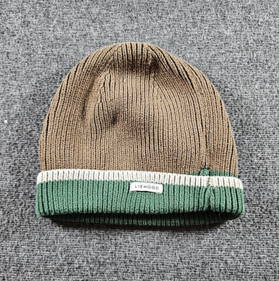 Liewood Hat Beanie Knit Youth One Size Brown Green Colorblock Winter Boys Warm