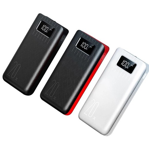Banque d'alimentation batterie externe 20000mAh double USB avec lampe de poche LED - Photo 5 sur 7