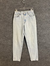 Vintage Levi's 550 Womens Relaxed Fit Tapered Leg Jeans Size 8 Blue Light Wash