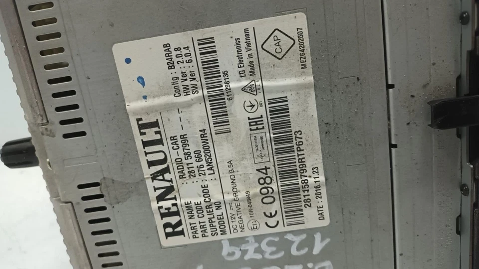 281158799R Audio-/Radio-CD-System Für DACIA LODGY Stepway 2016 4208097 - Bild 4 von 4