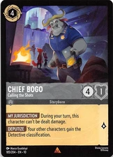 Chief Bogo Calling the Shots 185/204 Whispers in the Well Disney Lorcana 002595