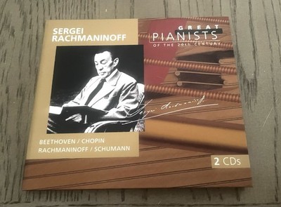 Sergei Rachmaninoff - Great Pianists of the 20th Century - Vol. 81 - 2 CDS - NM