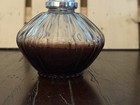 Vintage Lampe Berger Paris Ribbed Glass Catalytic Fragrance Oil Lamp Purple Gray — photo 2