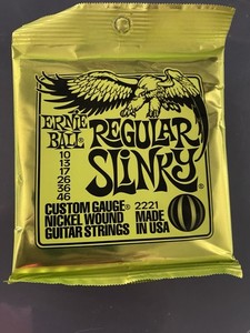 Ernie Ball Regular Slinky Guitar Strings Model 2221 Made USA Custom Gauge 