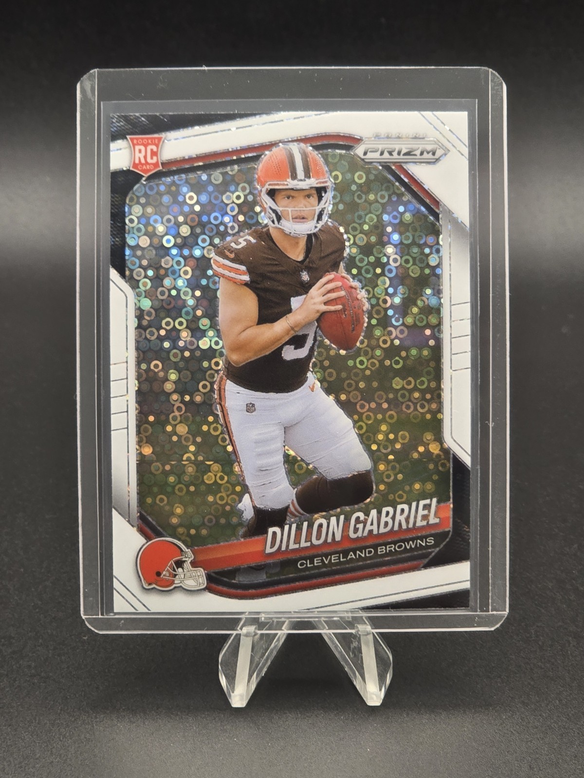 2025 Panini Prizm - Dillon Gabriel #372 White Disco Prizm (RC)