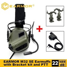 EARMOR M32 SE Shooting Earmuffs Tactical Noise Reduction Headset with Helmet