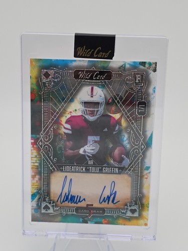 Wild Card 5 Card Draw Lideatrick Tulu Griffin 1/1 Auto