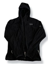 Mountain Hardwear Women  s Full Zip Hooded Fleece Sweater Small Broken Zipper