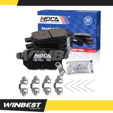 Rear Ceramic Brake Pad Set For 2010-2020 Toyota Corolla Prius Fwd L4 1.8l