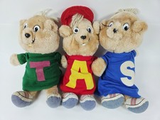 Vintage 1983 Alvin and the Chipmunks Plush Set of 3 Alvin Simon Theodore 11"