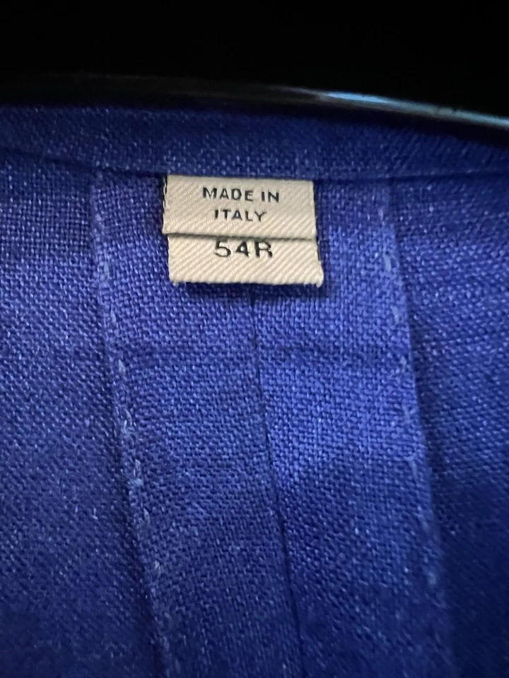 Burberry jacket blue, size 54 or US42 Made in Italy - Image 2 of 4