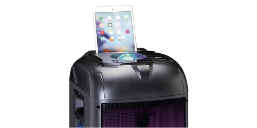 Lenco Laserfeuerwerk Boombox Lautsprecher PA-360 Bluetooth Licht Musikbox*B-Ware - Bild 3 von 8