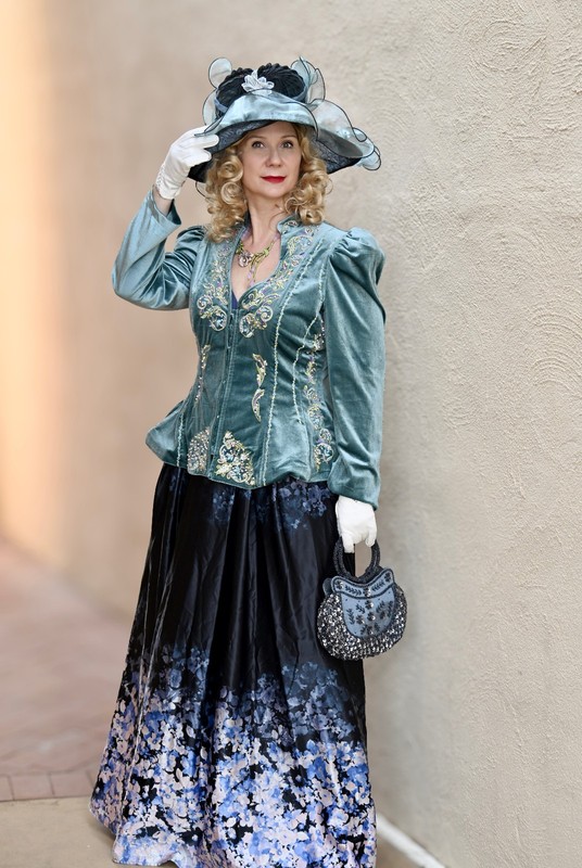 Victorian Hat Complete Costume Outfit Cosplay Sz XL  Edwardian Stempunk