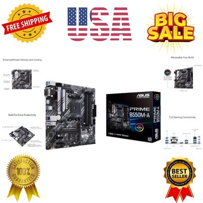 AMD Micro ATX Motherboard with PCIe 4.0, WiFi 6, ECC Memory, HDMI 2.1, RGB He...