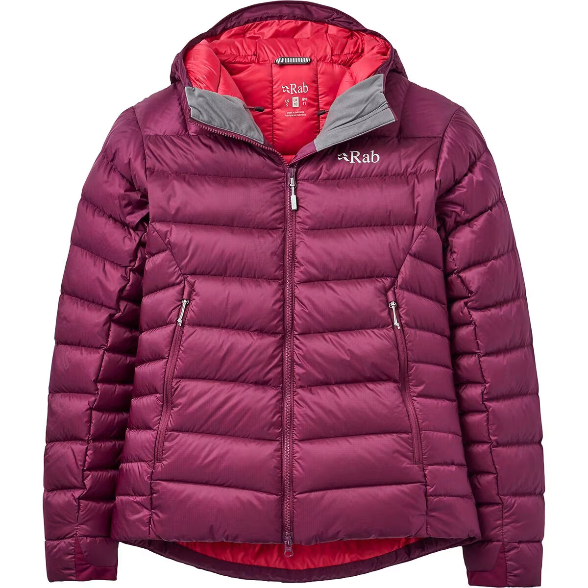 Chaqueta de invierno Rab Electron Pro con capucha para mujer, morera, grande