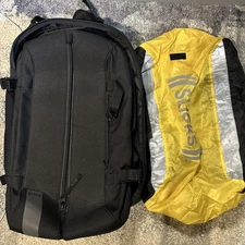 Huckberry SLICKS Pack - Modular Backpack in Black With Travel Cover Excellent