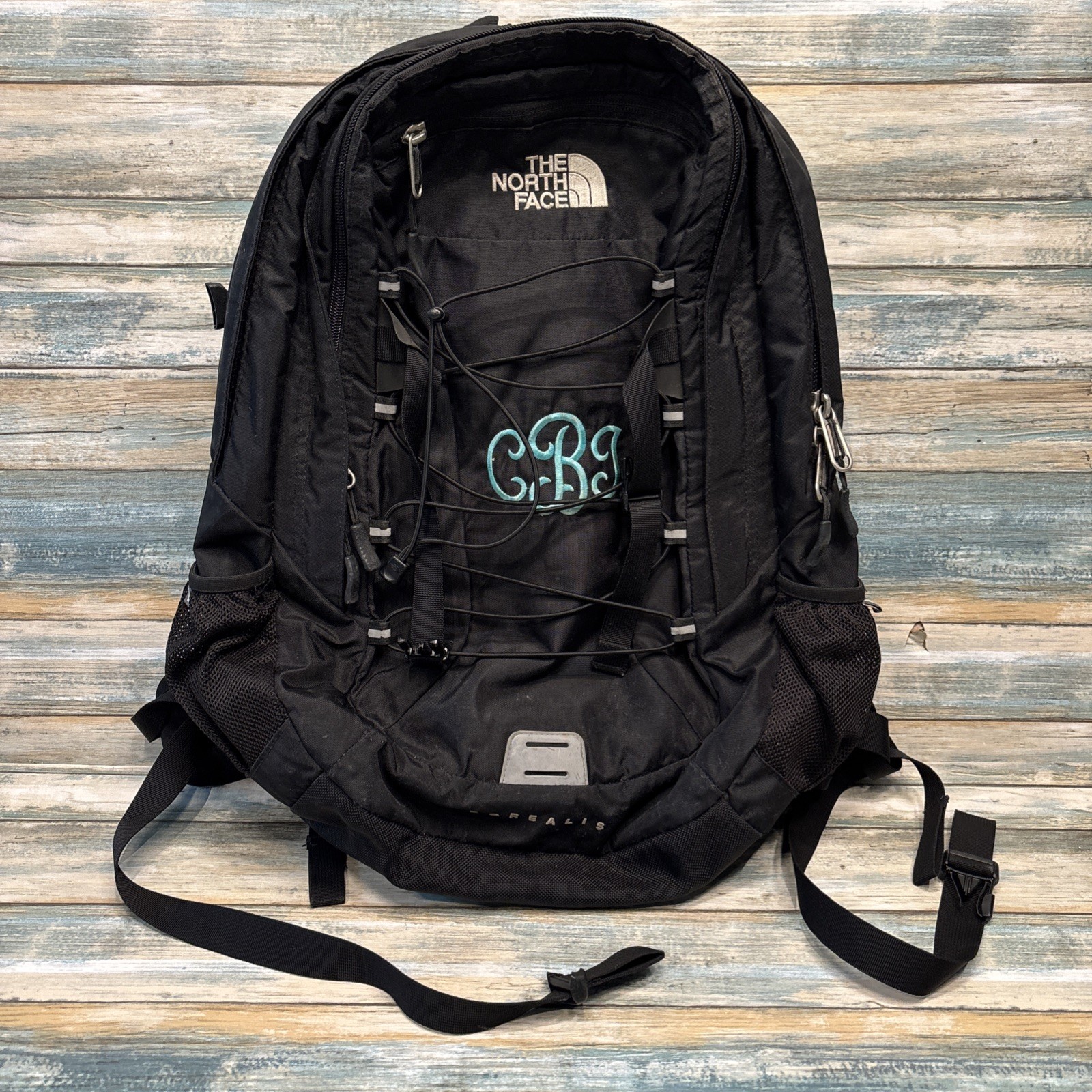 North Face Borealis Black Laptop Backpack for School Hiking College Travel