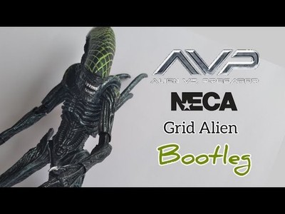 NECA Grid Alien Xenomorph Warrior AVP 7'' Actionfigur 1:12 Aliens Series 7 Spielzeug