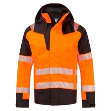 Portwest PW3 Modaflame Hi-Vis FR Winter Jacket Rain & Chemical Protection