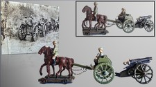 Later WWI 1916-1918 German Army w/ M rklin Field Cannon -8.5cm