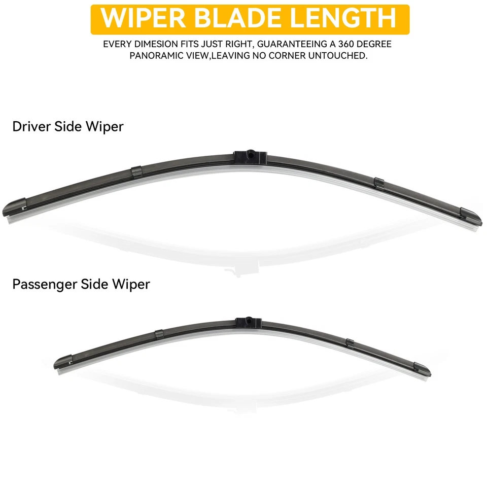 Limpiaparabrisas delantero de 4 puertas 24" 19" para BMW E90 E91 325i 328i 328xi 335i Foto 2 de 4