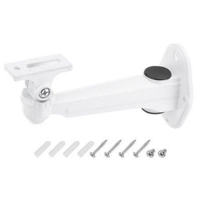 Security Camera Mounting 7.4'' Universal CCTV IP Bracket Aluminum Alloy White