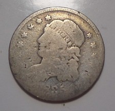 Genuine 1835 early capped bust 5C silver half dime COMBINE SHIPPING