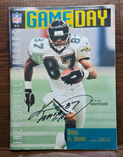 Jacksonville Jaguars Gameday Magazine from 11/10/1996 Signed by Keenan McCardell