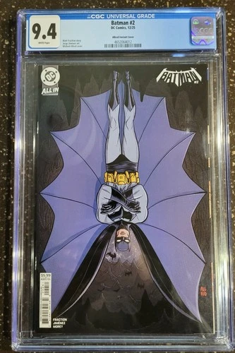 2025 Batman #2 Allred Variant Cover CGC Graded 9.4 Near Mint
