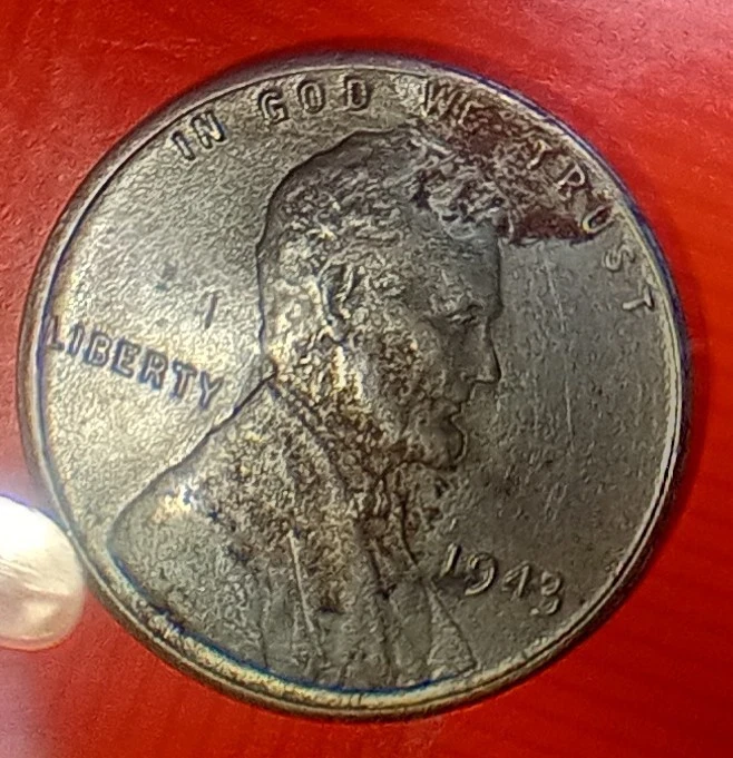 1943 Steel Wheat Penny No Mint Mark - Image 2 of 4