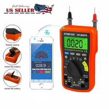 BTMETER Bluetooth Digital Multimeter 4000Count Auto-Ranging AC/DC Current Tester