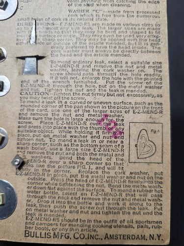 Vintage, Rustless, E-Z- Mend-RS" Mending Patches - Picture 6 of 7