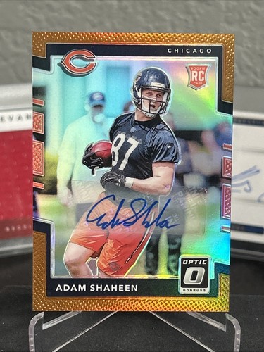 2017 Panini Donruss Optic Football Adam Shaheen Rookie Prizm Auto