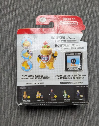 Nintendo Bowser Jr Super Mario 4 inch Action Figure Collectible NEW - Picture 2 of 8