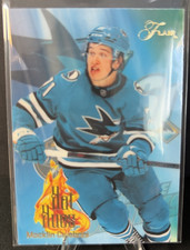 2025-26 Fleer Flair MACKLIN CELEBRINI Hot Hues #23 RARE San Jose Sharks