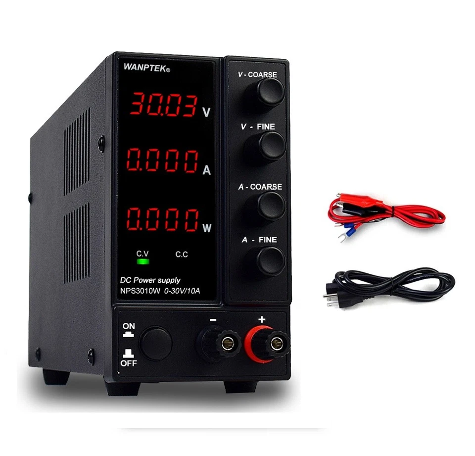 Adjustable DC 0~30V/60V/120V  0~3A/5A/6A/10A Variable Power Supply Bench Source - image 3 of 4