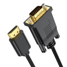 URELEGAN HDMI to VGA Cable 3.3 Feet, HDMI to VGA Cord (Male to Male) 1080P HD...