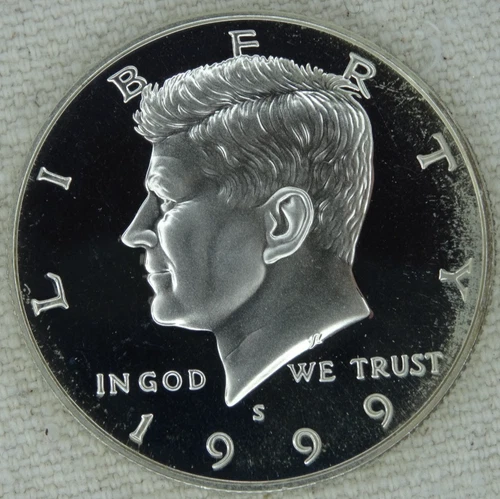 1999-S Kennedy Silver Half Dollar Proof DCAM 90% US Mint Coin 50C Free Shipping