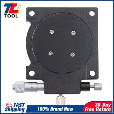 Manual 360° 60mm Rotary Positioning Stage R Axis Linear Table for Lab