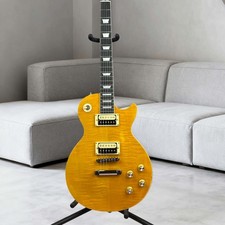 Zebra Pickup LP Standard Electric Guitar 22 Frets Slash Logo And Trapezoid Inlay