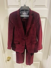 Appaman Fine Tailoring Boys Size 10 Velvet Blazer  Pant Suit Holiday Party