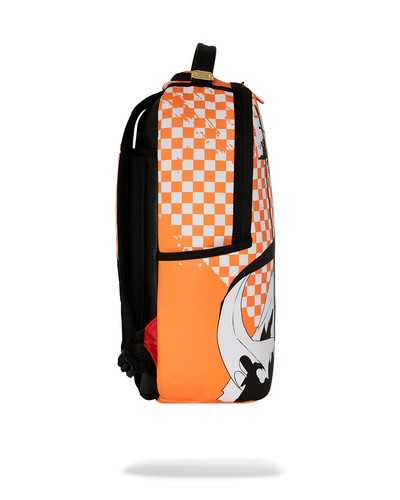 Bleach Ichigo Checker DLXV Sprayground Rucksack🔥Neu Büchertasche Orange Schultasche - Bild 3 von 10