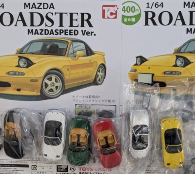 1/64 Mazda Roadster NA Collection MAZDASPEED Ver. 6 types