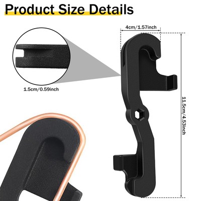Brake Pipe Bending Tool Sturdy Steel Car Brake Line Tube Bender with 2 paUoE