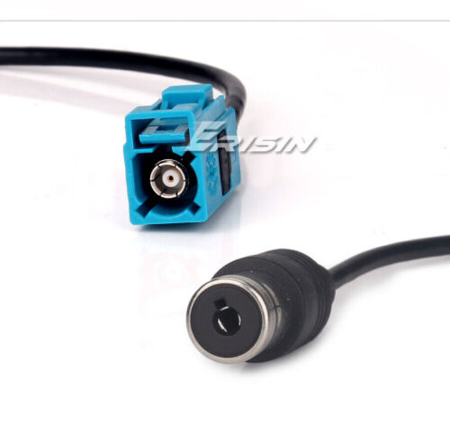 Female Fakra to Female ISO Radio Antenna Adapter Aerial Converter For VW Audi - Picture 3 of 3