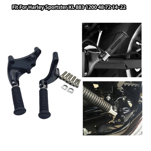 Kit de montaje de clavijas de pasajero apto para Harley Sportster XL 883 1200 48 72 14-22 - Imagen 2 de 13